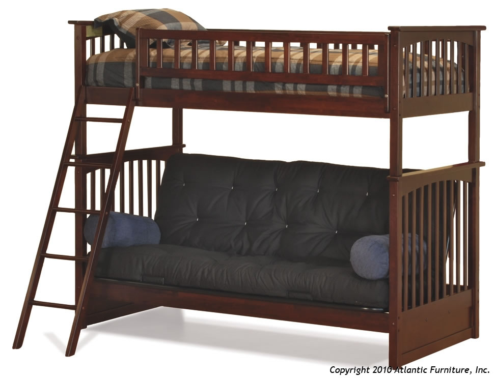 convertible futon bunk bed