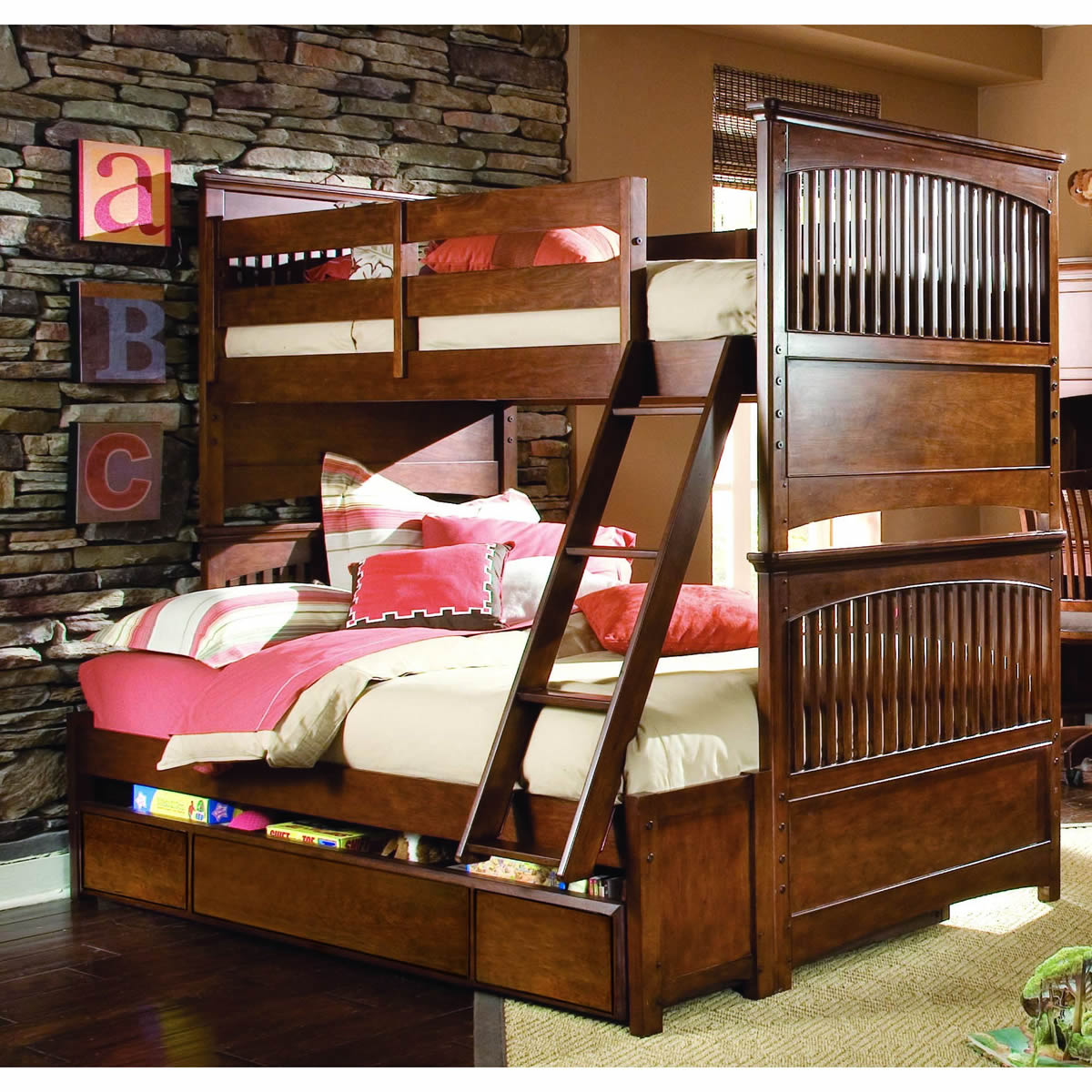 Lea Elite Crossover Twin Over Full Bunk Bed