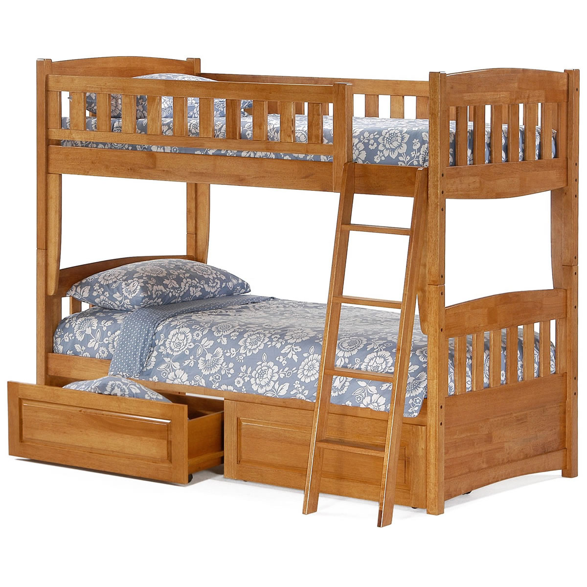 Night And Day Cinnamon Twin Over Twin Bunk Bed